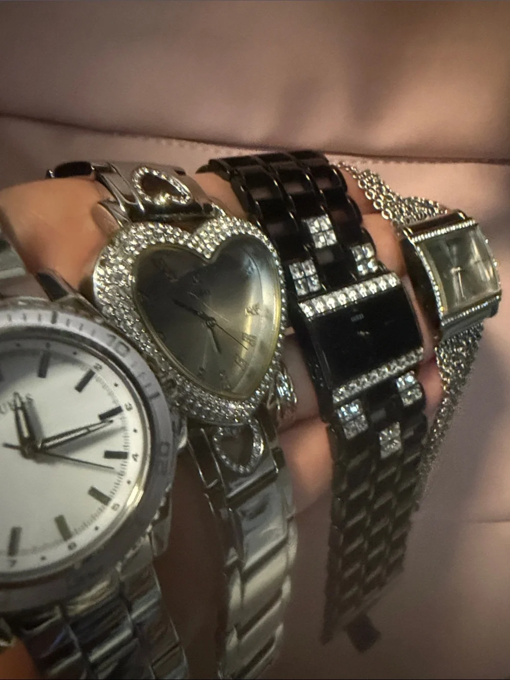 Women's GUESS watches - 4 total